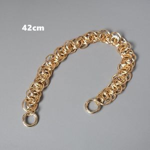 Mode Vrouw Zak Accessoire Afneembare Onderdelen Vervanging Ketting Solid Gold Acryl Luxe Riem Vrouwen Schouder Handvat Ketting