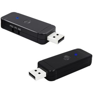 NS130 Draadloze Bluetooth Adapter Draadloze Handvat Schakelaar Conversor Adapter Voor PS3 Voor Nintendo Switch Pc