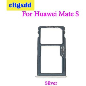 Cltgxdd Voor Huawei Mate 7 8 S Sim-kaart Lade Houder + Micro SD Nano Card Tray Slot Houder SIM kaart Lade Beugel Vervangende Onderdelen