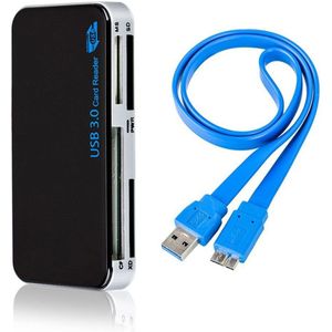 USB 3.0 All-in-1 Compact Flash Multi Card Reader Adapter 5Gbps High Speed USB Card Reader for TF SD XD CF Secure Digital Cards