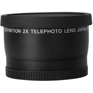 2x High Definition Telelens 52 Mm Camera Telelens Optics Teleconverter Voor Nikon AF-S Dx Nikkor 18-55mm