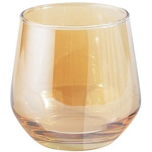Vervaardigd Water Glas Cup Ronde Gold Plating Wijn Cup Grote Capaciteit Sap Glazen Whisky Wodka Glas Gup Voor Bar Restaurant