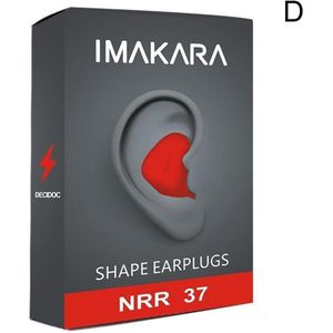 Vormbaar Vormige Pu Anti-geluid Oordoppen Ruisonderdrukking Slapen Care Anti-Snurken Zachte Oordoppen R0u6