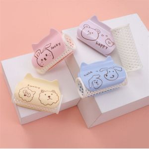 2 Stks/partij Haar Rollen Bang Roll Curler Haar Krultang Plastic Zelfklevende Haar Curling Kappers Gereedschap Meisje Schoonheid Styling tool