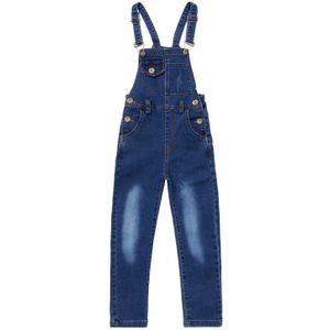 Lente Herfst Kids Meisje Jarretel Jeans Bib Broek Kinderen Denim Jumpsuit Overall Tienermeisjes Toevallige Jarretel Broek 5-14T