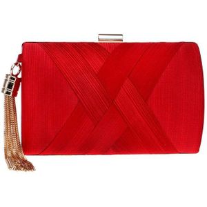 Avondtasje Kwastje Clutch Bags Schoudertas Vrouwelijke Zijde Banket Avondtassen Jurk Handtas Portemonnees En Handtassen