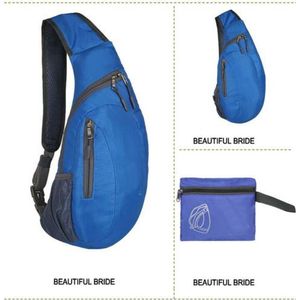 Verkoop Unisex Borst Sling Packs Draagbare Outdoor Reizen Sport Handtas Voor Vrouwen Unisex Nylon Casual Over Borst Bag
