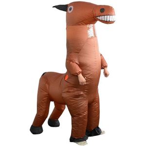 Stijl Actieve Paard Opblaasbare Kleding Kostuums Karakter Play Toy Grappige Bron