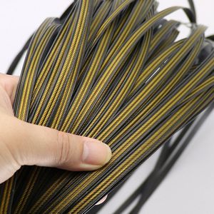 500G Pe Rotan Vier Lijnen Synthetische Rotan Weven Materiaal Plastic Knit Rotan Voor Outdoor Tafel Stoel Component