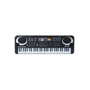 61 Toetsen Zwart Digitale Muziek Elektronische Keyboard Piano Kids Muziekinstrument Vroege Educatieve Tool Voor Kid Aankomst