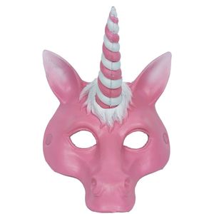 Maskerade 3D Pu Schuim Hoorn Masker Halloween Carnaval Party Masker Kostuum Partijen Accessoire Voor Volwassen Kinderen Cosplay Props