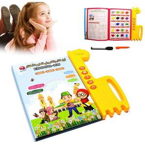 Maleis Engels Arabisch Vroege Onderwijs Puzzel Speelgoed Leren Audio E-Boeken Drietalig Kinderen Leren Machine Speelgoed