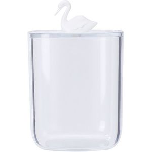 Wattenstaafjes Qtip Opslag Box Acryl Make Organizer Cosmetische Make-Up Wattenschijfje Organizer Sieraden Container (Lege Doos)