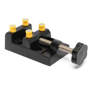 1 Pcs Black Kaak Bench Clamp Mini Kolomboor Vice Micro Clip Platte Bankschroef DIY Handgereedschap Carving Bench Clamp boor 125x62x36mm