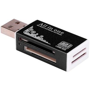 en USB 2.0 All in 1 Multi Memory Card Reader Voor Micro SD SDHC TF M2 MMC # T2