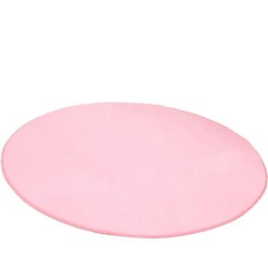 Roze Ronde 100Cm Zachte Comfortabele Pluche Tent Tapijt Mat Kids Slaapkamer Vloer Tapijt Indoor Activiteit Accessoire
