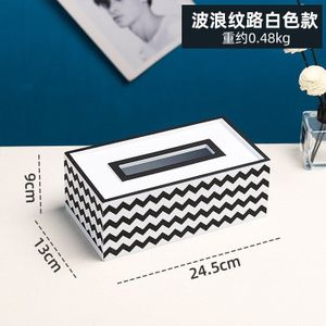 Eenvoudige Houten Tissue Box Container Hollow Servet Opbergdoos Home Office Restaurant Desktop Decor Tissue Dispenser Organizer