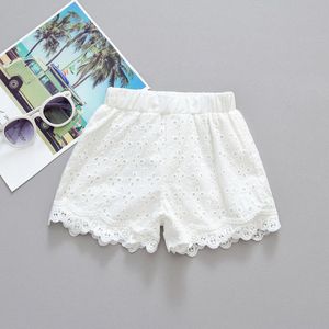 Patpat Baby/Peuter Meisje Wit Kant Shorts
