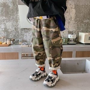 Jongens Beam Voeten Camouflage Mode Koreaanse Stijl Kinderen Kledingstuk Kinderen Casual Mode Broek En Najaar Broek