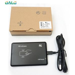 13.56Mhz + 125Khz Geen Driver Dubbele Frequentie Rfid Reader Black Lage Prijs Ondersteuning Windows95/98/2000/Xp