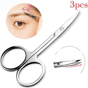 3/5 Stuks Professionele Roestvrij Staal Dode Huid Remover Manicure Schaar Voor Nagels Cuticula Schaar Gebogen Pedicure Makeup Tools