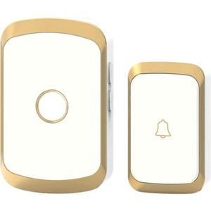 Led Deurbel Draadloze Deurbel Batterij Aangedreven 36 Tune Liedjes 1 Afstandsbediening 1 Wireless Home Security Smart Deurbellen