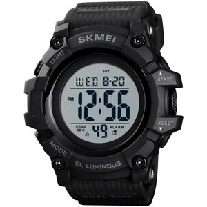 Skmei Snooze Modus Sport Heren Horloges 2 Time Waterdichte Digitale Horloges Blauw El Licht Chrono Alarm Klok Reloj Hombre 1522