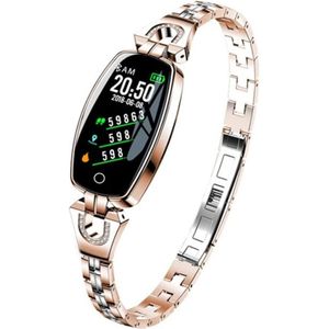 H8 Smart Armband Horloge Vrouwen Lady Bloeddruk Band Hartslagmeter Fitness Tracker Polsband IP67 Waterdichte Smartwatches