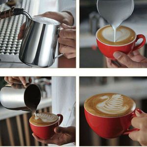 Roestvrij Staal Melk Craft Koffie Latte Opschuimen Art Jug Pitcher Mok Cup Kerst Jaar Decoratie Grote Verkoop
