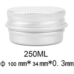 1Pc Draagbare Ronde Aluminium Hervulbare Fles Zalfpotje Tin Cosmetische Lippenbalsem Containers Nail Derocation Ambachten Pot