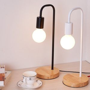 Europa Led Bedlampje Led Houten Tafel Licht Leeslamp Nachtkastje Woonkamer Deco