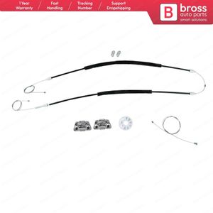 Bross Auto-onderdelen BWR551 Elektrische Ruitbediening Regulator Reparatie Kit Voor Rechts Deur Voor Ford Focus Coupe 1998- 2005 top Winkel