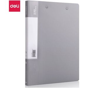 Deli Matte A4 Metalen Dubbele Sterke Clip Hard Map Papier Opslag Kantoorbenodigdheden 5112 Organizer voor Documenten Met