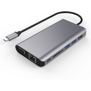 USB C HUB Type C naar HDMI 4K VGA Ethernet PD Thunderbolt 3 Adapter Voor Macbook Pro Samsung Galaxy s10 Huawei P30 Pro USB HUB 3.0