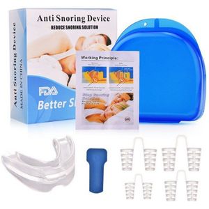 Silicone Anti Snurken Stop Apparaat Verstelbare Mondstuk Mond Guard Sleep Aid Mannen Stop Snurken