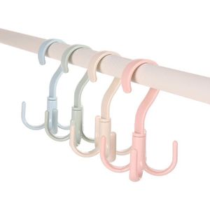 4Pcs Home Roterende Vier-Klauw Kleerhanger Abs Materiaal Stropdas Hoed Jas Rack Drogen Tas Schoenen Hangers