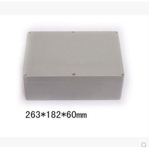 263*182*60mm IP65 Waterdichte Plastic Behuizing Junction Box Voor Elektronische/PCB 10.35 ""x 7.16 ""x 2.36