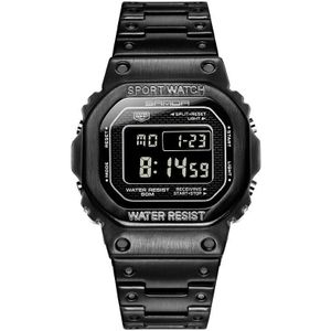 Sanda Sport Horloge Mannen Digitale Horloge Waterdicht Count Down Rvs Horloges Mannelijke Klok Relogio Masculino