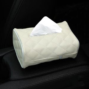 Tissue Doos Pu Lederen Auto Tissue Box Servet Houder Zonneklep Opknoping Opbergdoos Voor Auto Achterbank Opknoping Papier houder