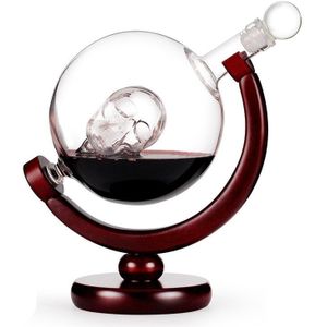 Skull Head Decanter Borosilicaatglas Decanter Rode Wijn Glas Cup Whisky Glas voor Witte Wijn Bar Beste Kerstcadeau