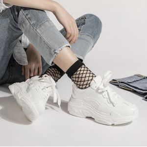 Zomer Casual Vrouwen Sneakers Air Mesh Ademende Schoenen Platte Platform Casual Schoenen Vrouwelijke Trainers Wit Roze Maat 35-40