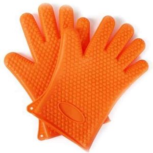 Hittebestendige Handschoenen 1 Paar Silicone Anti-Brandwonden Keuken Handschoen Hittebestendige Dikke Bbq Grill Ovenwanten Keuken accessoires