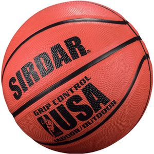 Sirdar Basketbal Bal Maat 3 Kastanjebruin Kinderen Kids Rubber Gelamineerd Basketbal Outdoor Training Basketbal