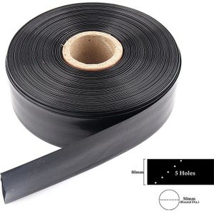 20/50/80 M 2 ""Φ50mm Slang Irrigatie Druppelen Tape Kas Regen Farm Wortels Trickle Patch Tape slang Met 0/5/7 Gaten