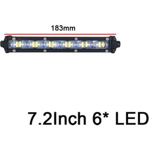 20 "/13"/ 8 "Aluminium 6D Spot Beam Slim Led Verlichting Bar Enkele Rij Auto suv Off Road Lampen