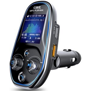 -BT29A Kleur Screen Qc 3.0 Snelle Lading Eq Fm-zender Bluetooth Auto MP3 Tf/U Disk Speler Draadloze Handsfree auto Kit