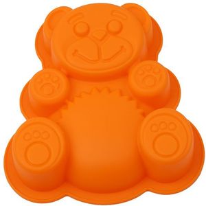 3D Silicone Mold Schattige Beer Vorm Dly Cake Decorating Tool Bear Mold Bakvormen Cakevorm Lade Bakken Silicona Molde 17*15.5*3Cm