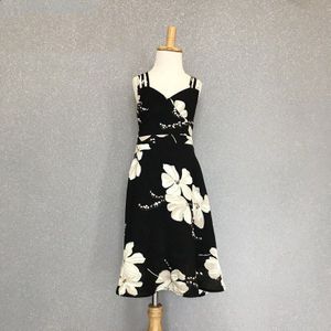 Moeder Dochter Jurken Sling Bloemen Lange Jurken Zomer Boho V-hals Mouwloze Avondfeest Strand Maxi Jurk Casual Zonnejurk