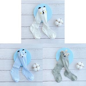 3 Pairs/lot Summer Thin Mesh Baby Girls Over Knee High Socks Toddler Animal Breathable Cotton Long Socks for Infant Boy