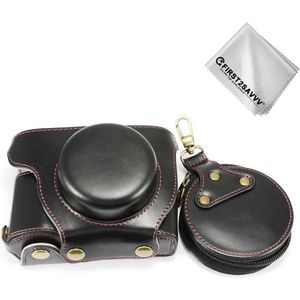 Full Body Precieze Fit Pu Leather Digitale Camera Case Bag Cover Met Riem Voor Olympus Pen E-PL9 EPL9 E-PL10 Met 14-42 Mm Lens